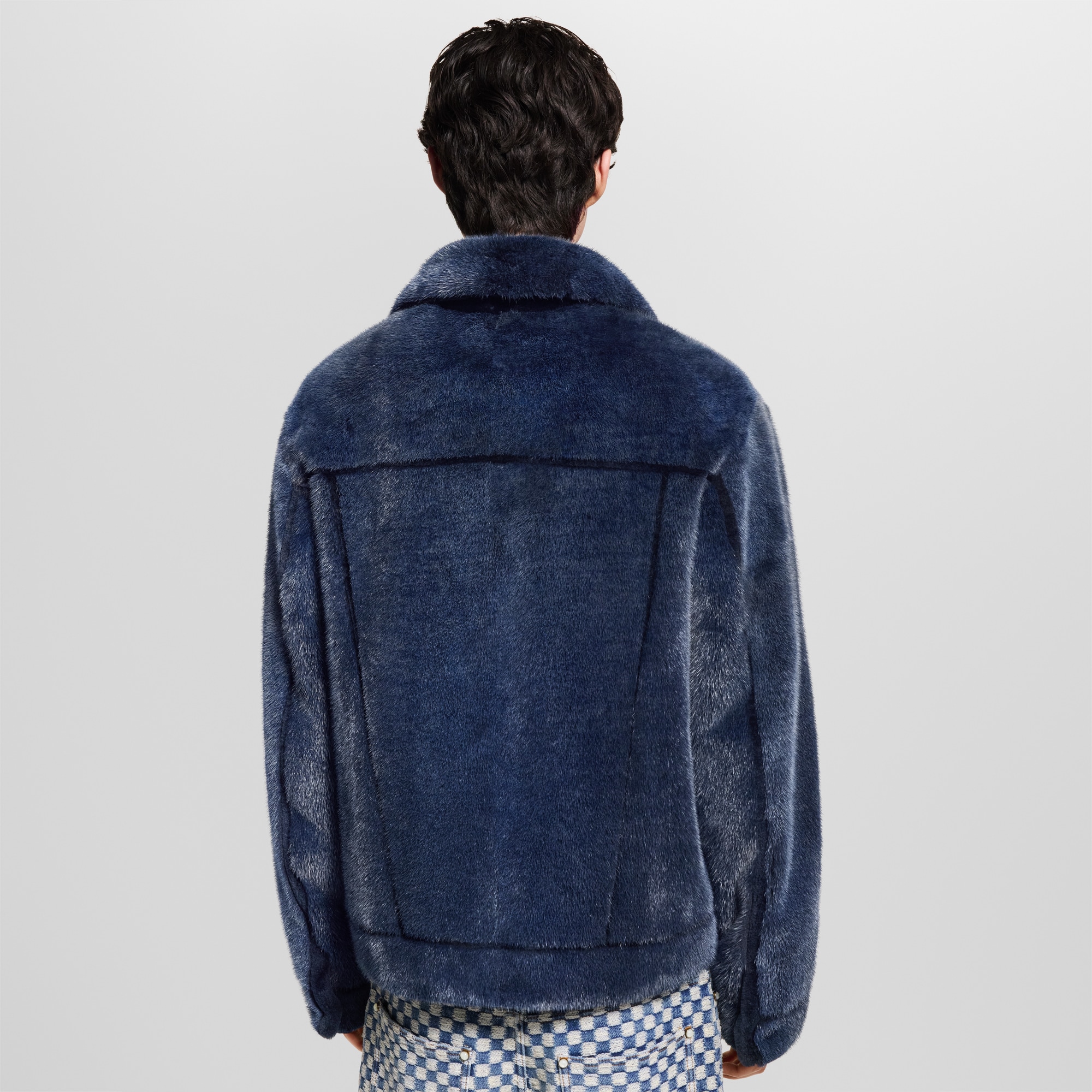 Mink Denim Trucker Jacket - Ready-to-Wear | LOUIS VUITTON